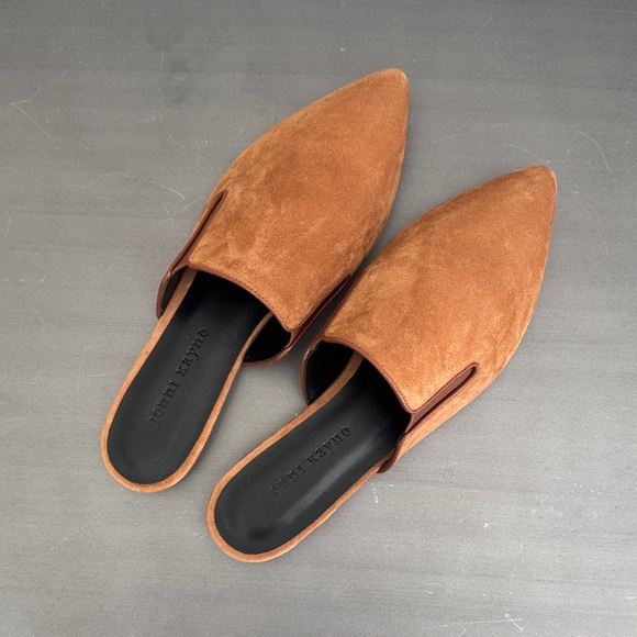 Jenni Kayne Shoes - Jenni Kayne Tan Suede Mules